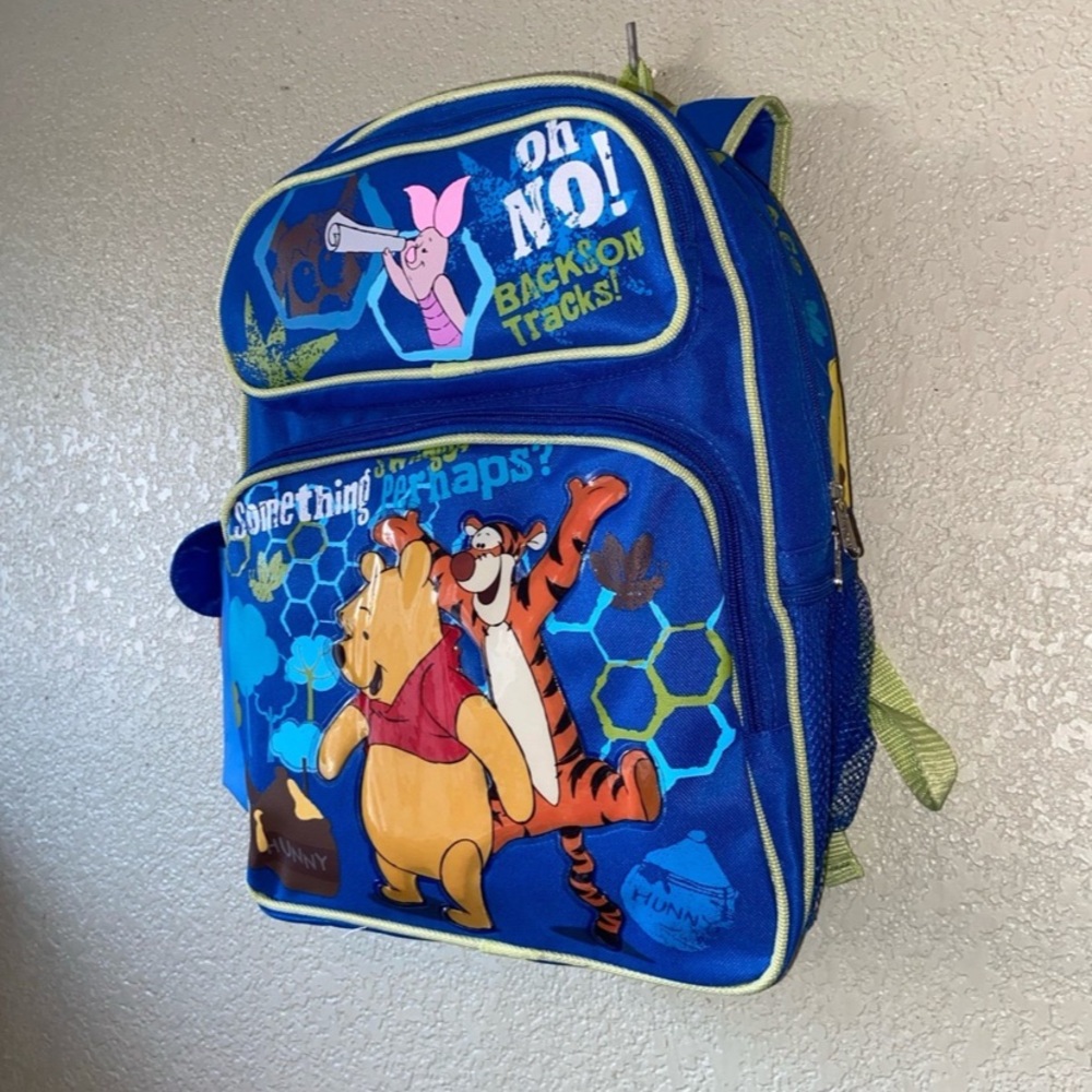 Blue Winnie the Pooh Backpack - Picture 3 of 6